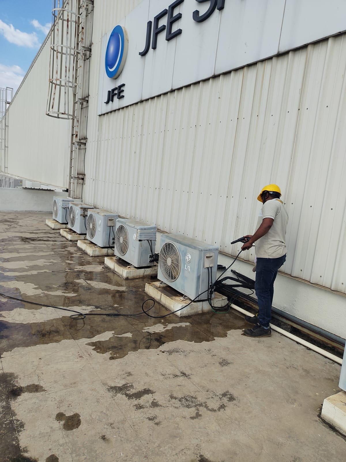 Industrial Process Chiller & Central HVAC Maintenance Plant in Karegaon MIDC Industrial Park