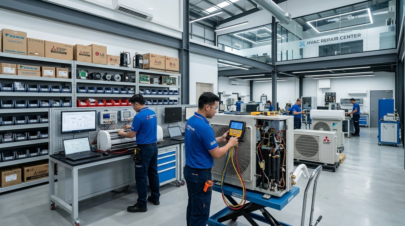 Voltas Authorized HVAC Air Conditioning Diagnostic & Service Center in Babhulsar & Dhoksangvi Phata