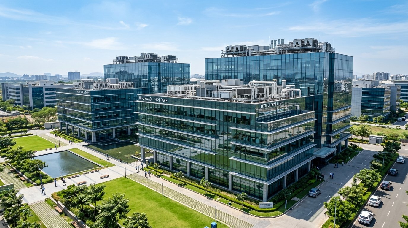 IT Park Corporate Server Room PAC and VRF Climate Systems
