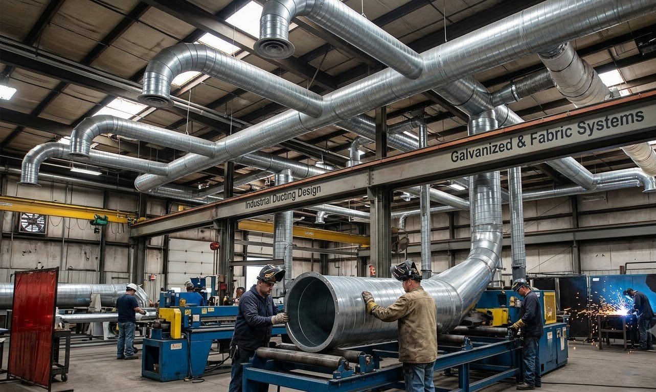Industrial Ventilation & Ecology Ducting in Pune Metropolitan - Prime Cool Certified HVAC Engineering
